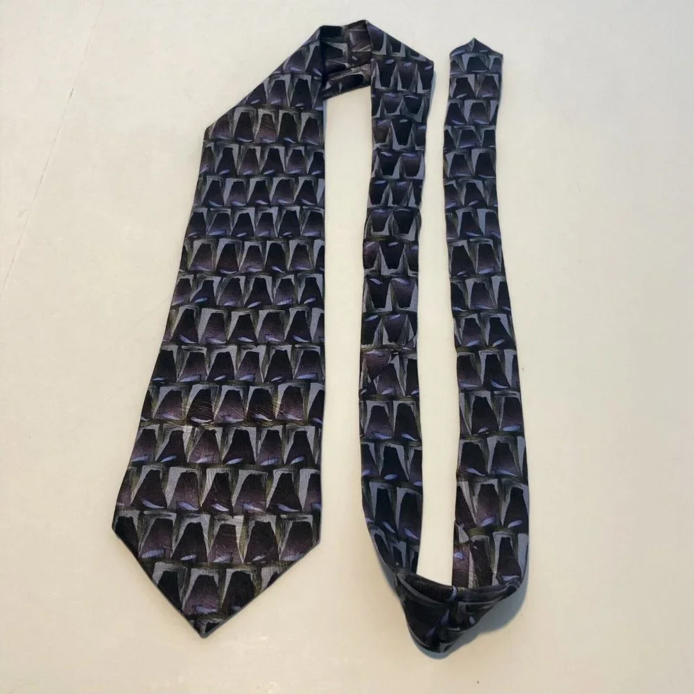 3 Jerry Garcia Grateful Dead 100% Silk Ties 1996 Hieroglyphics Col. 25 Abstract